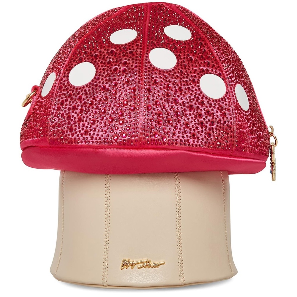 NEW Betsey Johnson KITSCH LOVE YOU SO MUSH Mushroom CROSSBODY MULTI Bag - Picture 6 of 11